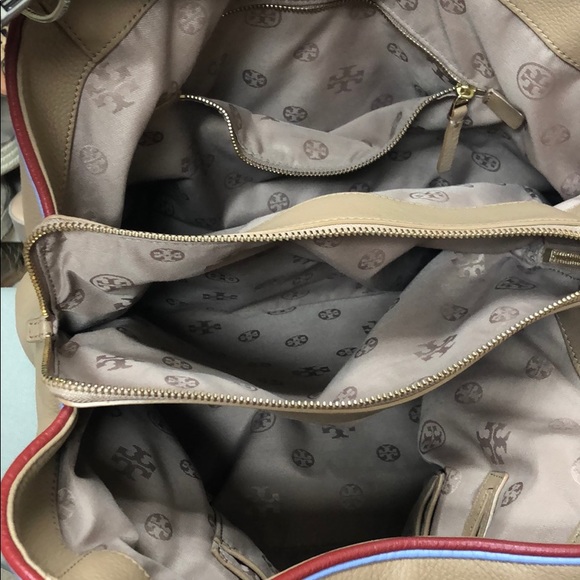 Tori Burch tan double strap handbag - Picture 4 of 7